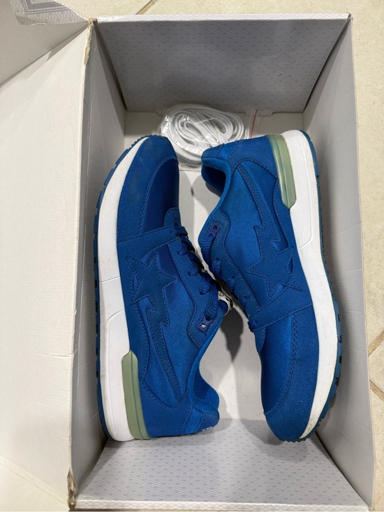 Bape Other - A BATHING APE BAPE COLOR TRACK STA LT Navy Blue US9 Sneaker